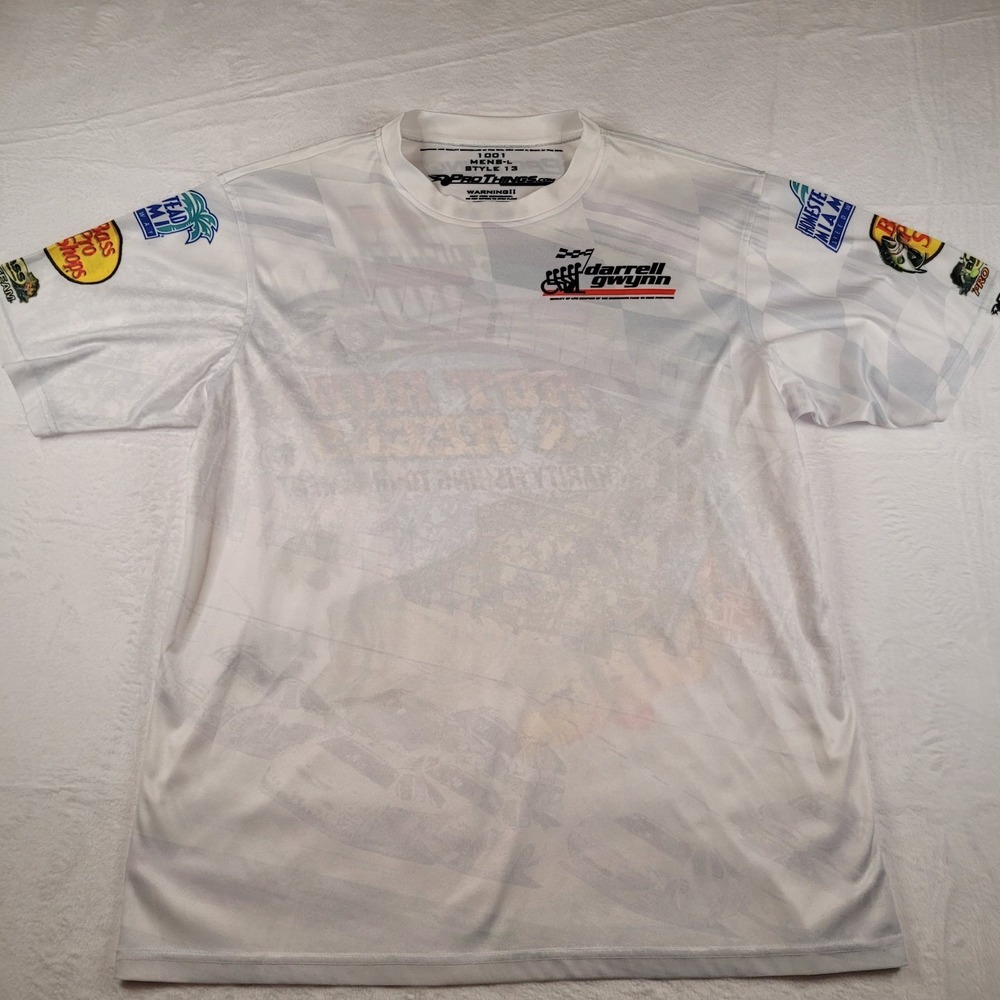 White Fishing Shirt Hot Rods and Reels